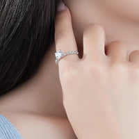 Classic 4-Prong Moissanite Ring