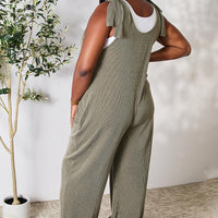 Celeste Full Size Straight Overall with Pockets