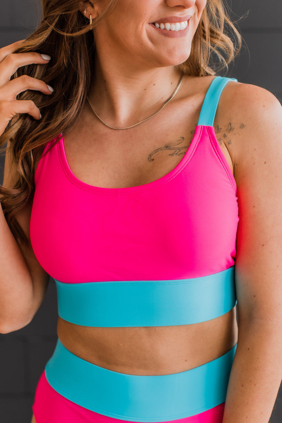 Catching Waves Bikini Swim Top