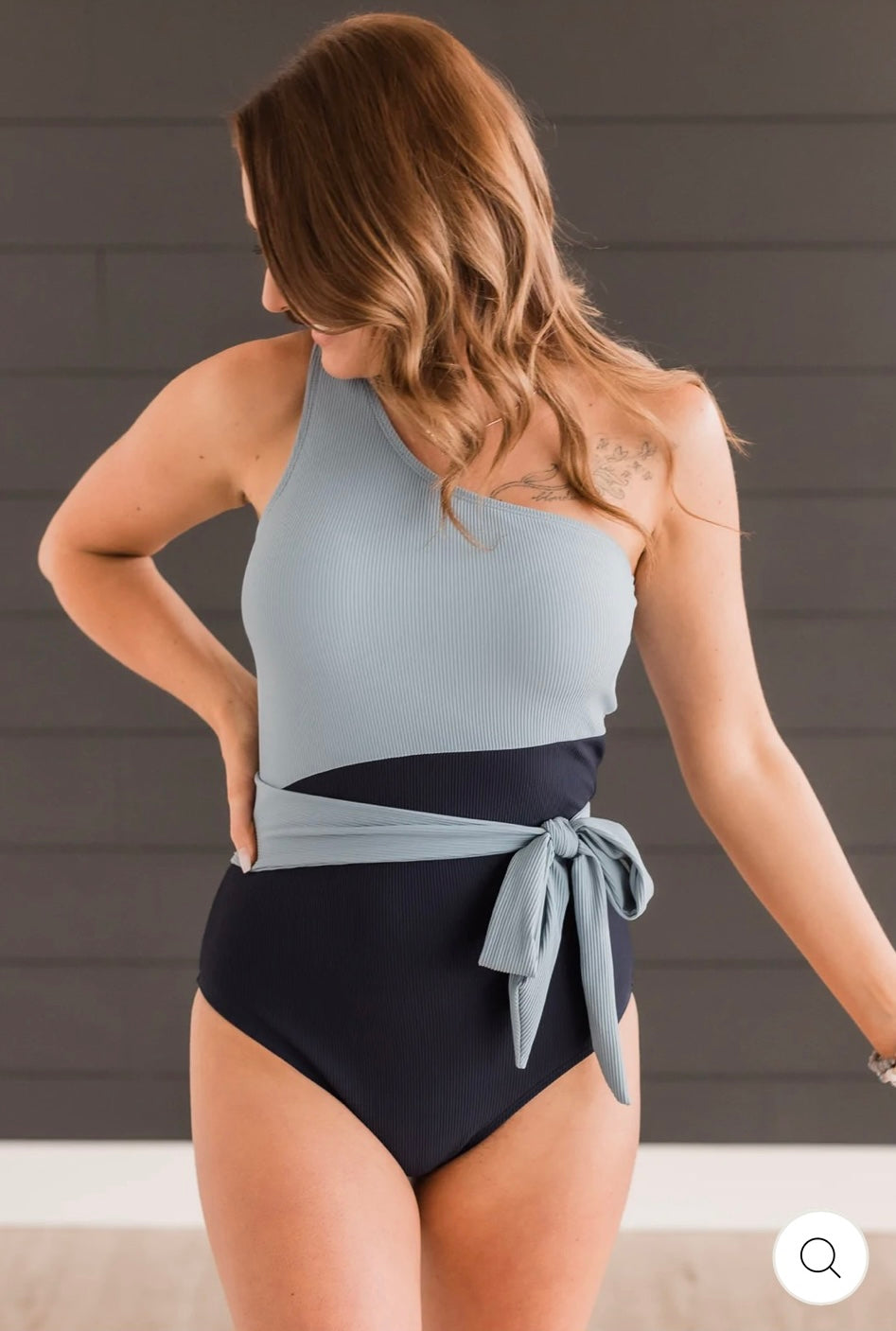 On The Coast One Shoulder Swimsuit