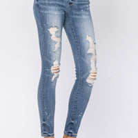 She’s All That Bleach splash Skinnies