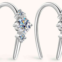 Moissanite 925 Sterling Silver Earrings