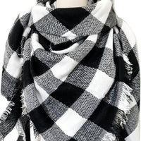 Plaid Imitation Cashmere Scarf