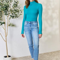 Zenana Turtleneck Long Sleeve Bodysuit