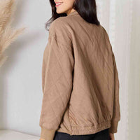 Heimish Full Size Zip-Up Jacket with Pockets