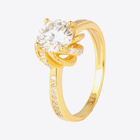Kiss Me Once Moissanite Ring
