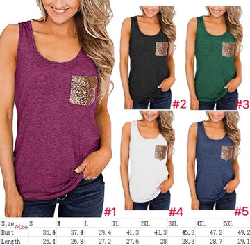 Glitter pocket tank