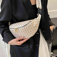 Printed PU Leather Sling Bag