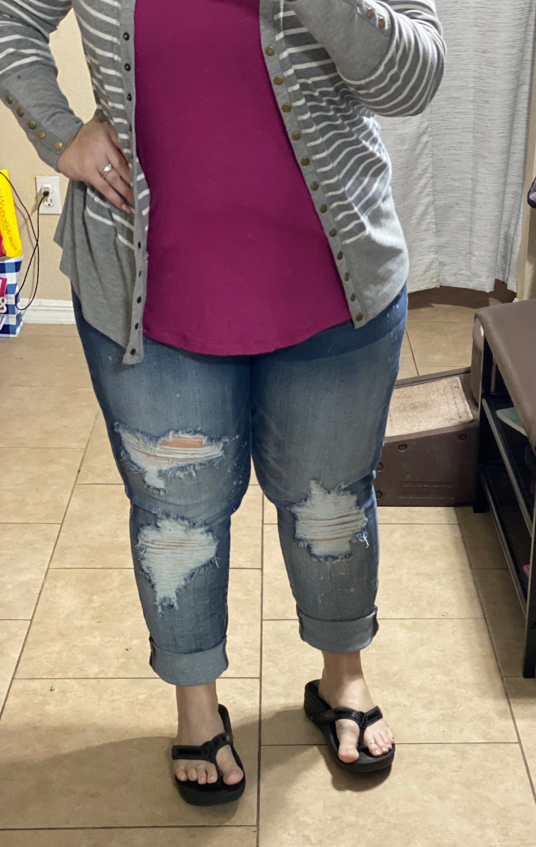 Bleach Splatter Boyfriend Jeans