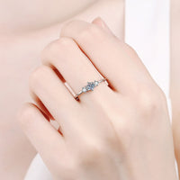 Dream Date Night Moissanite 925 Sterling Silver Ring