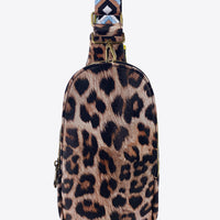 Printed PU Leather Sling Bag