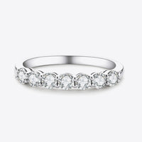 Can't Stop Your Shine Moissanite Platinum-Plated Ring