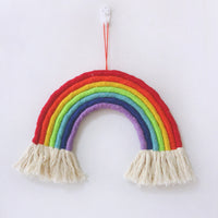 Rainbow Fringe Trim Wall Hanging Decor