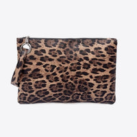 Leopard PU Leather Clutch