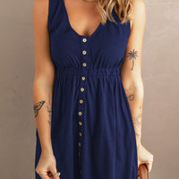 Magic Sleeveless Slit Dress