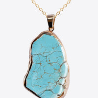 Irregular Turquoise Pendant