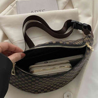 Printed PU Leather Sling Bag