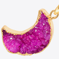 Moon Druzy Pendant