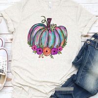 Watercolor Pumpkin tee