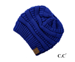 CC brand Messy Bun Beanie