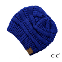 CC brand Messy Bun Beanie