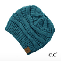 CC brand Messy Bun Beanie