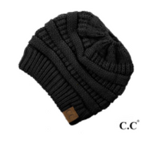 CC brand Messy Bun Beanie