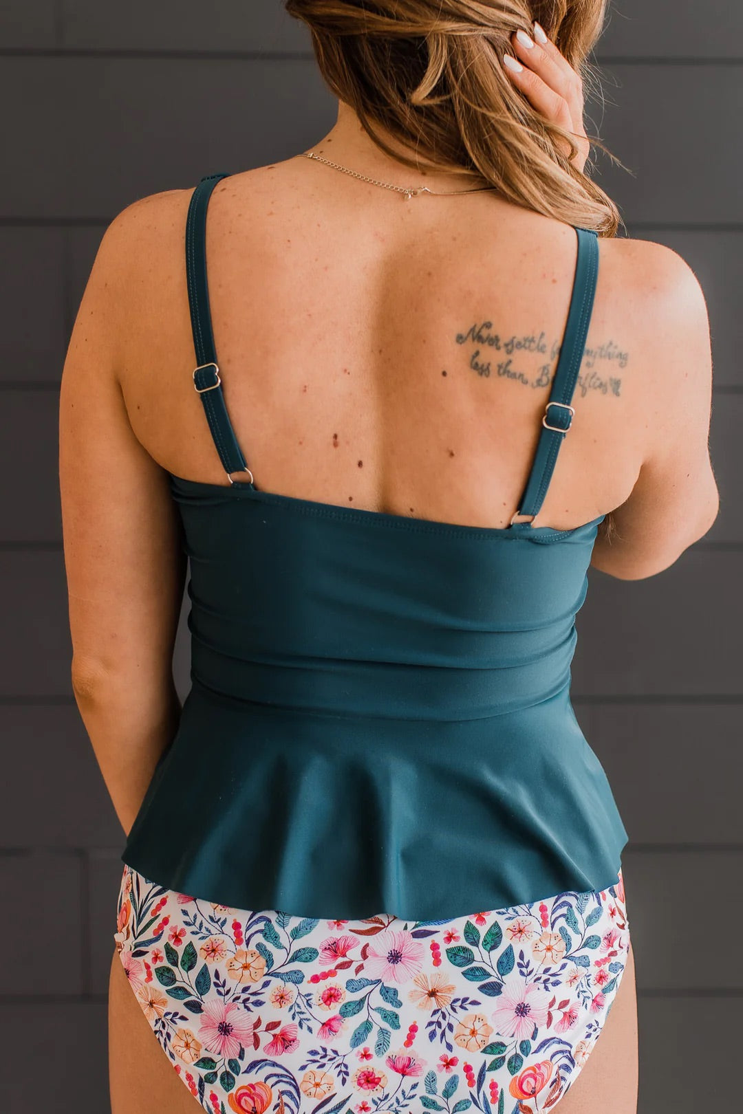 Ocean Breeze Peplum Tankini top- NEW COLOR ADDED