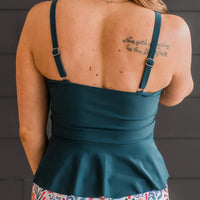 Ocean Breeze Peplum Tankini top- NEW COLOR ADDED