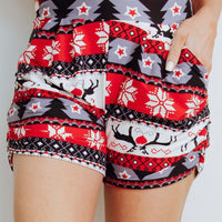printed Harem Shorts