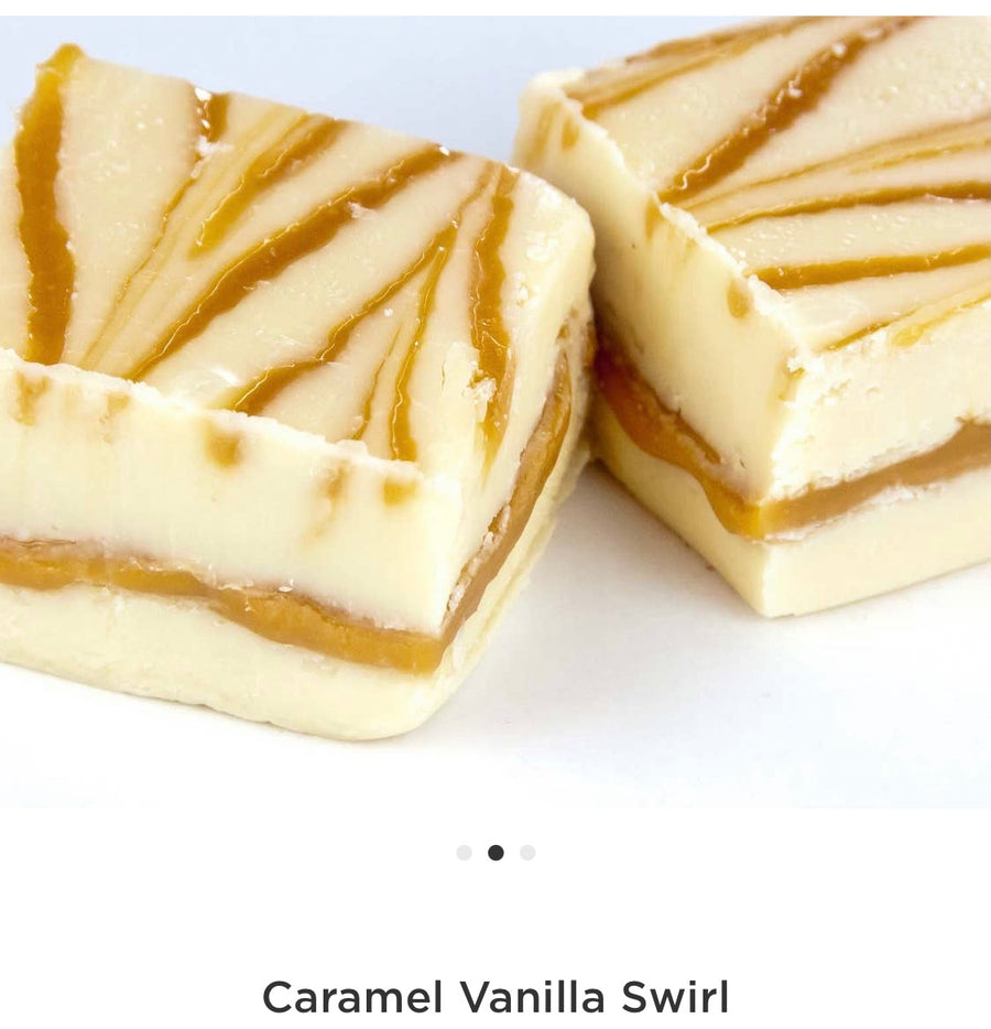 Caramel Vanilla Swirl Fudge