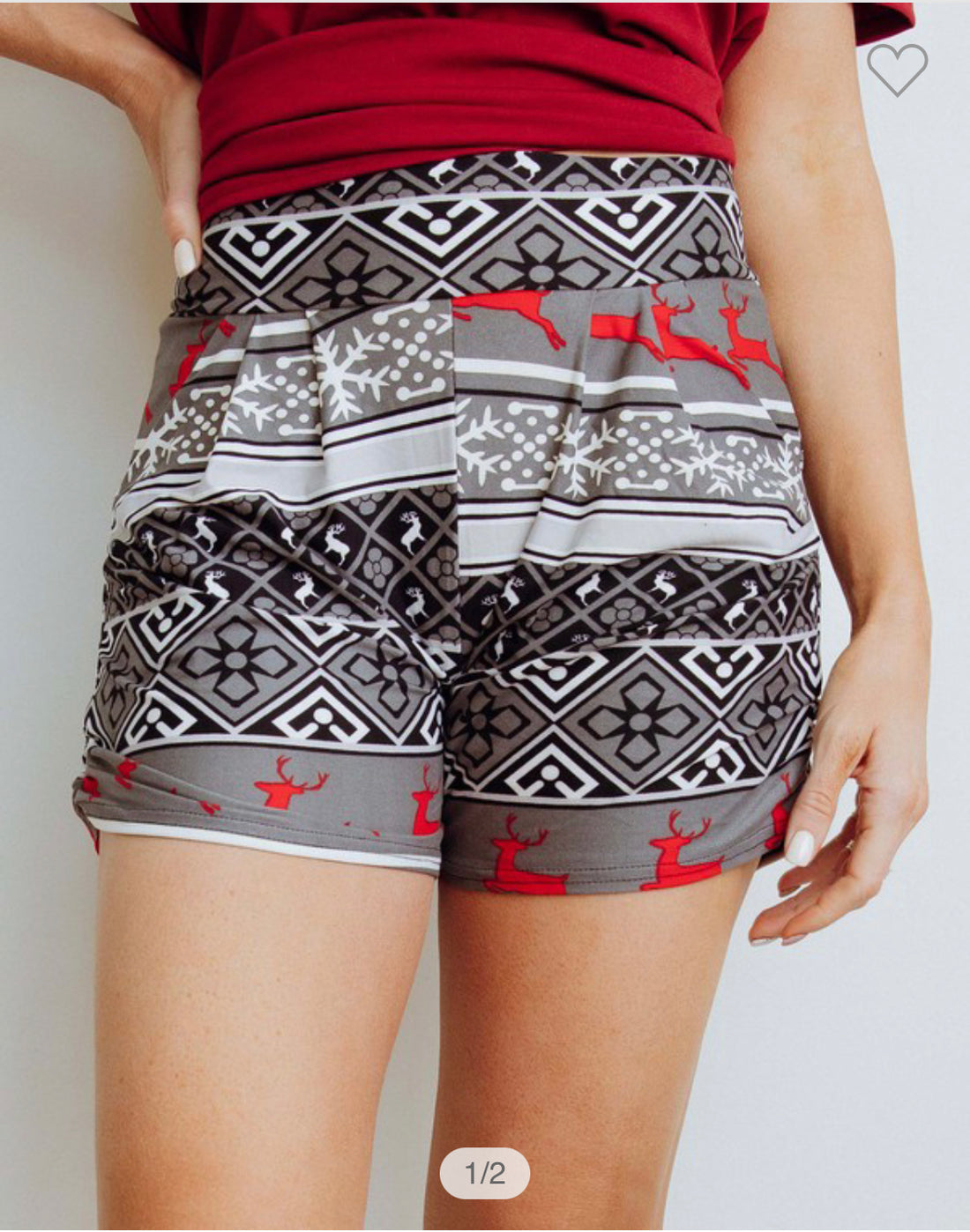 printed Harem Shorts