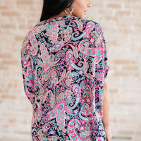 Essentially You Top in Pink Paisley