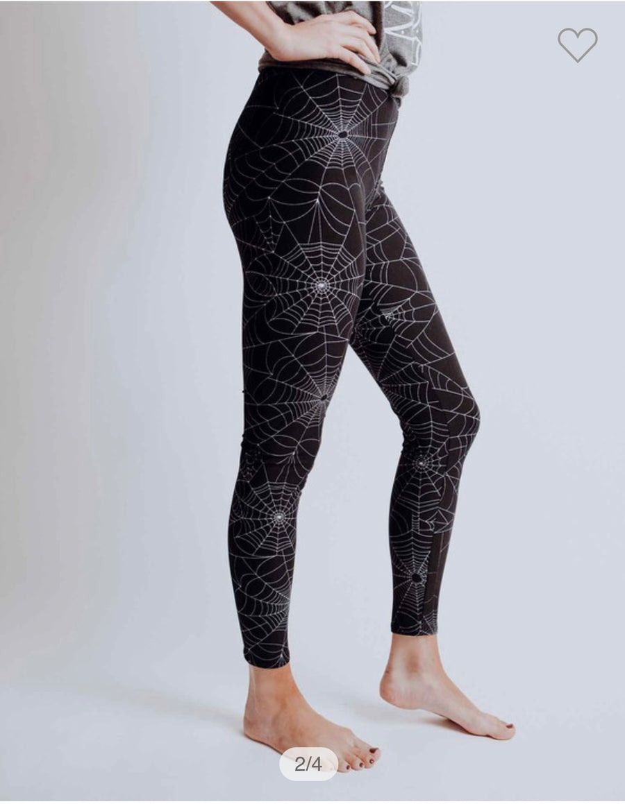 Spider web leggings