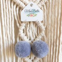 Pom Earrings