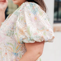 Finger Sandwiches Eyelet Dress