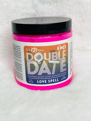 Double Date Whipped Soap Shave Cream