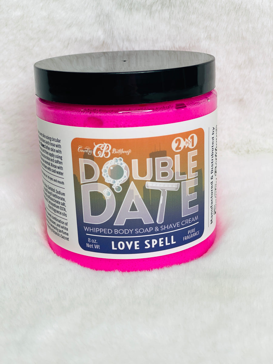 Double Date Whipped Soap Shave Cream