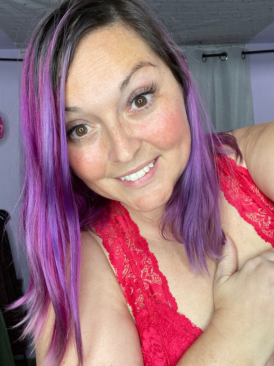 Red Lace Bralette