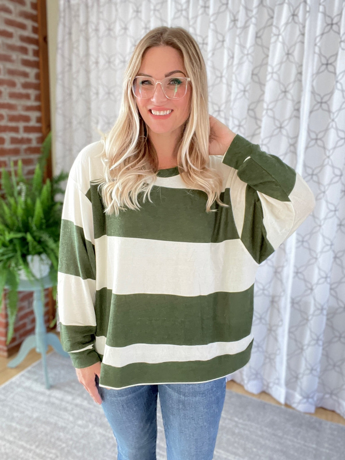 Need You Now Sweater in Olive