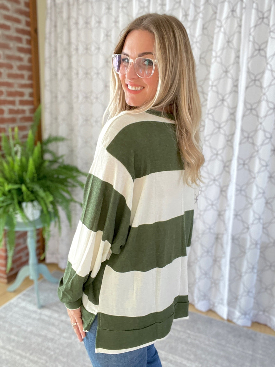 Need You Now Sweater in Olive