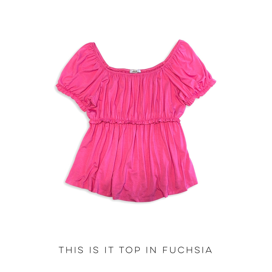 This is It Top in Fuchsia