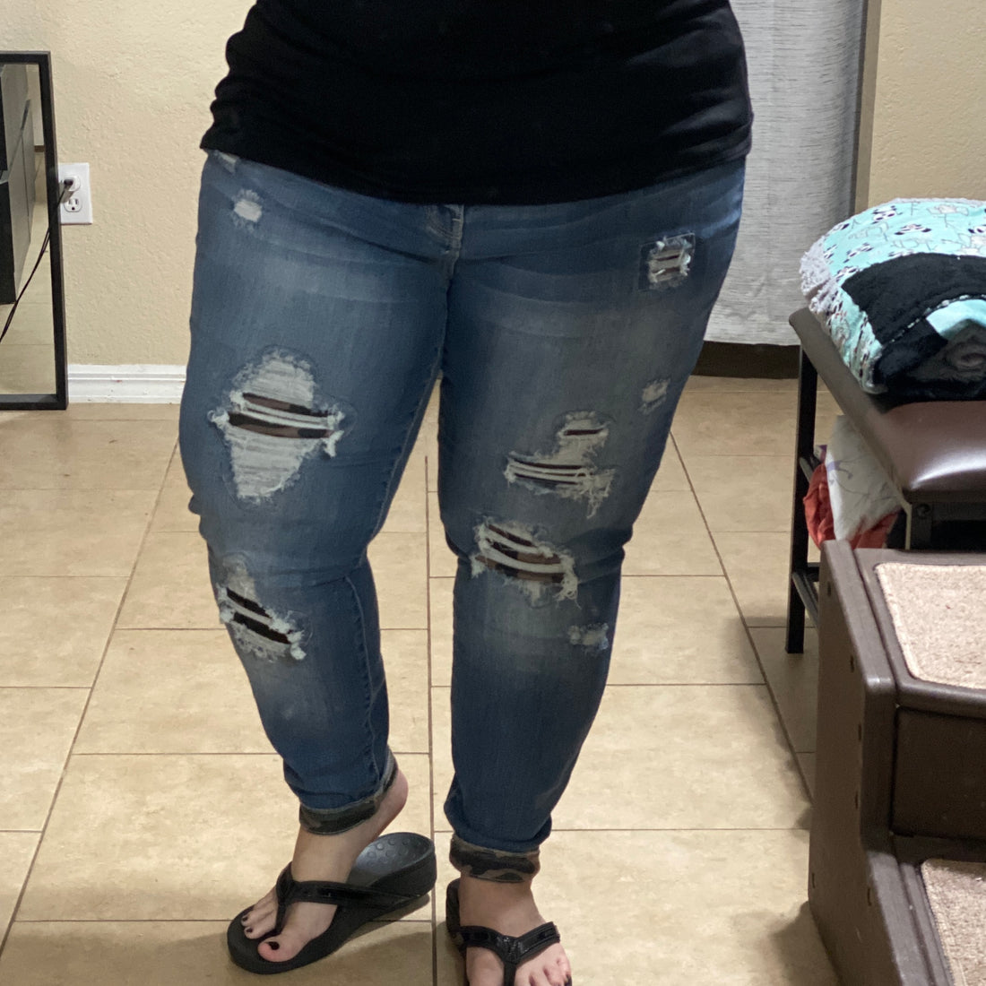 camo Patch Judy Blue Skinny jeans