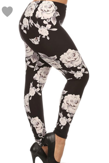 jumbo Floral BWC leggings