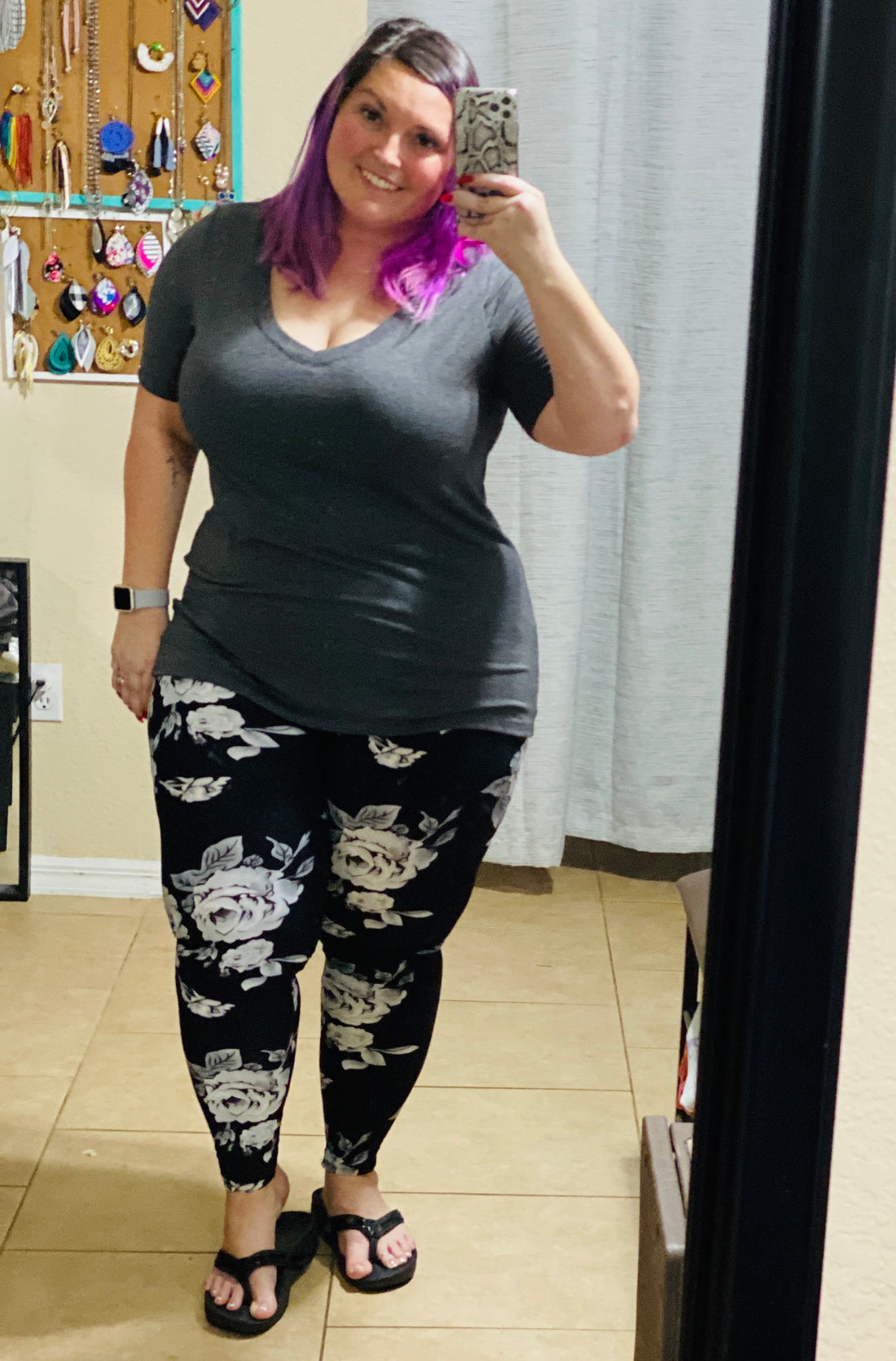 jumbo Floral BWC leggings