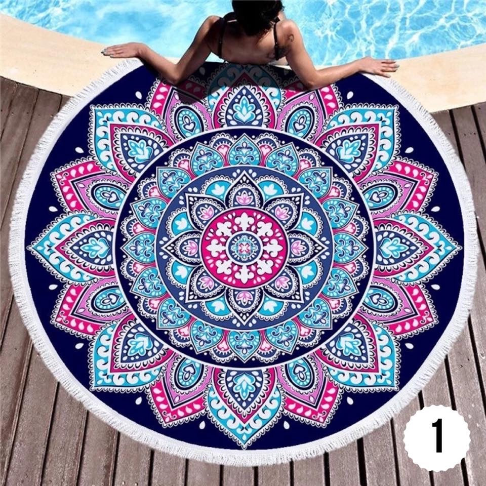 Round Beach Towel- LARGE
