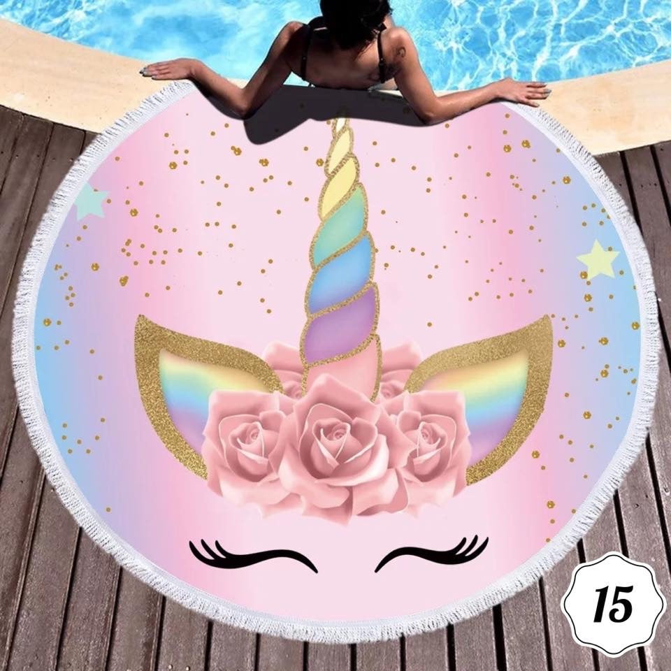 Round Beach Towel- LARGE