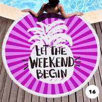 Round Beach Towel- LARGE