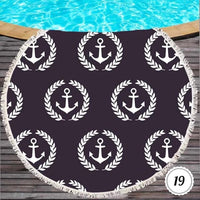 Round Beach Towel- LARGE