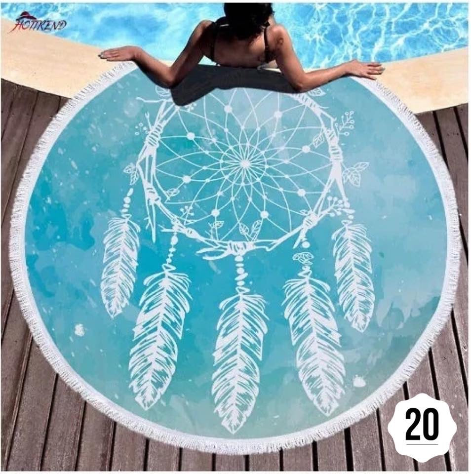 Round Beach Towel- LARGE